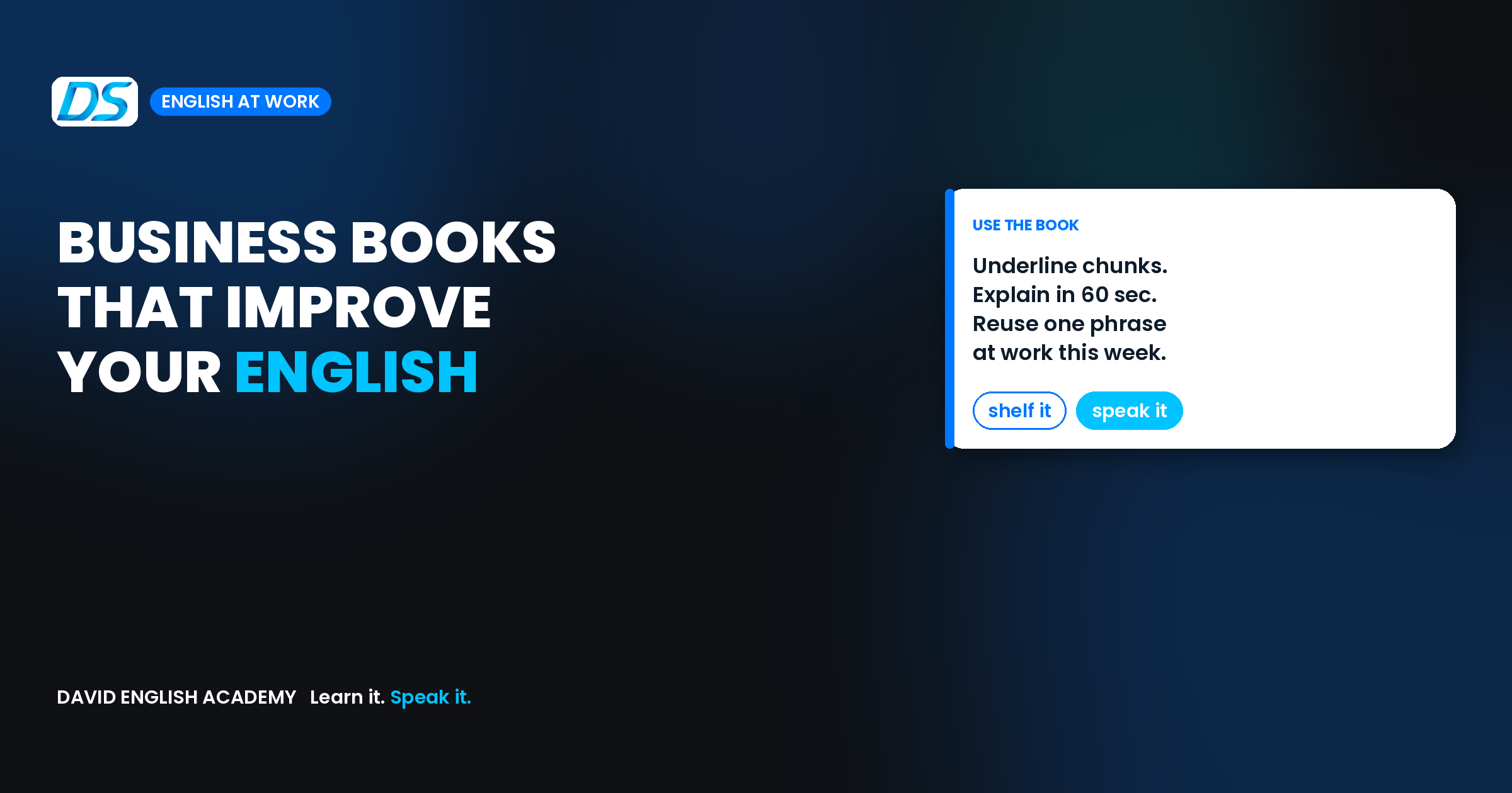 Business Books That Improve Your English (And How to Use Them)
